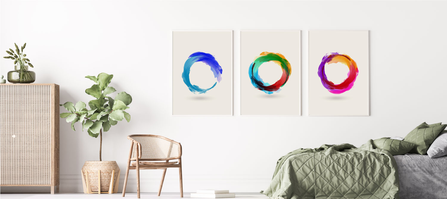 Some designs belong together. They look fantastic as a collection on a wall!